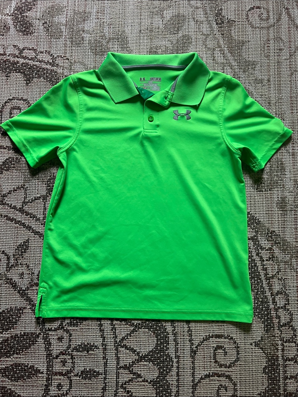 Under Armour Bright Green Boys' Polo Shirt